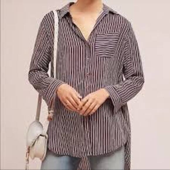 Maeve Adelaide Poplin Tunic Oversized M - Picture 1 of 6